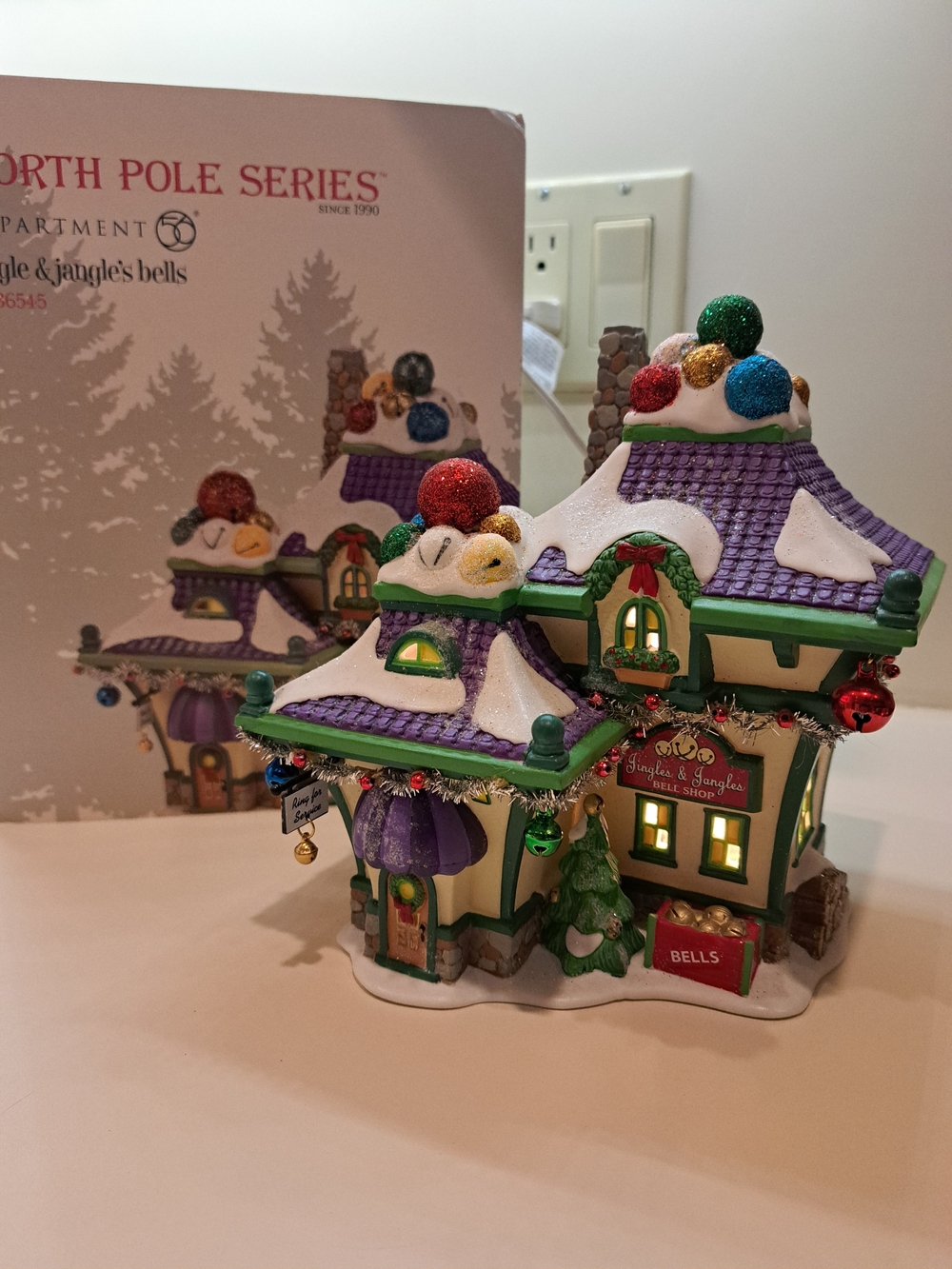Dept 56 Jingle & Jangle's Bells #4036545 NORTH POLE/COMPLETE/EUC